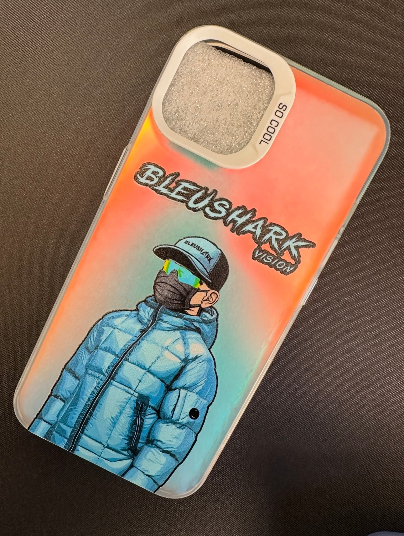 Coque Bleushark multicolore/bleu