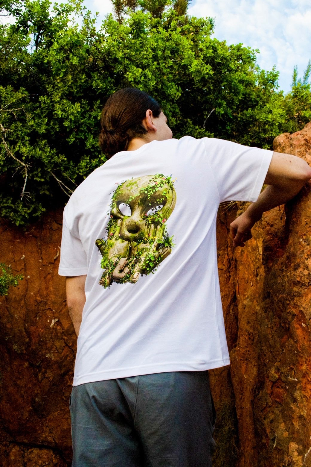T shirt ovni vert