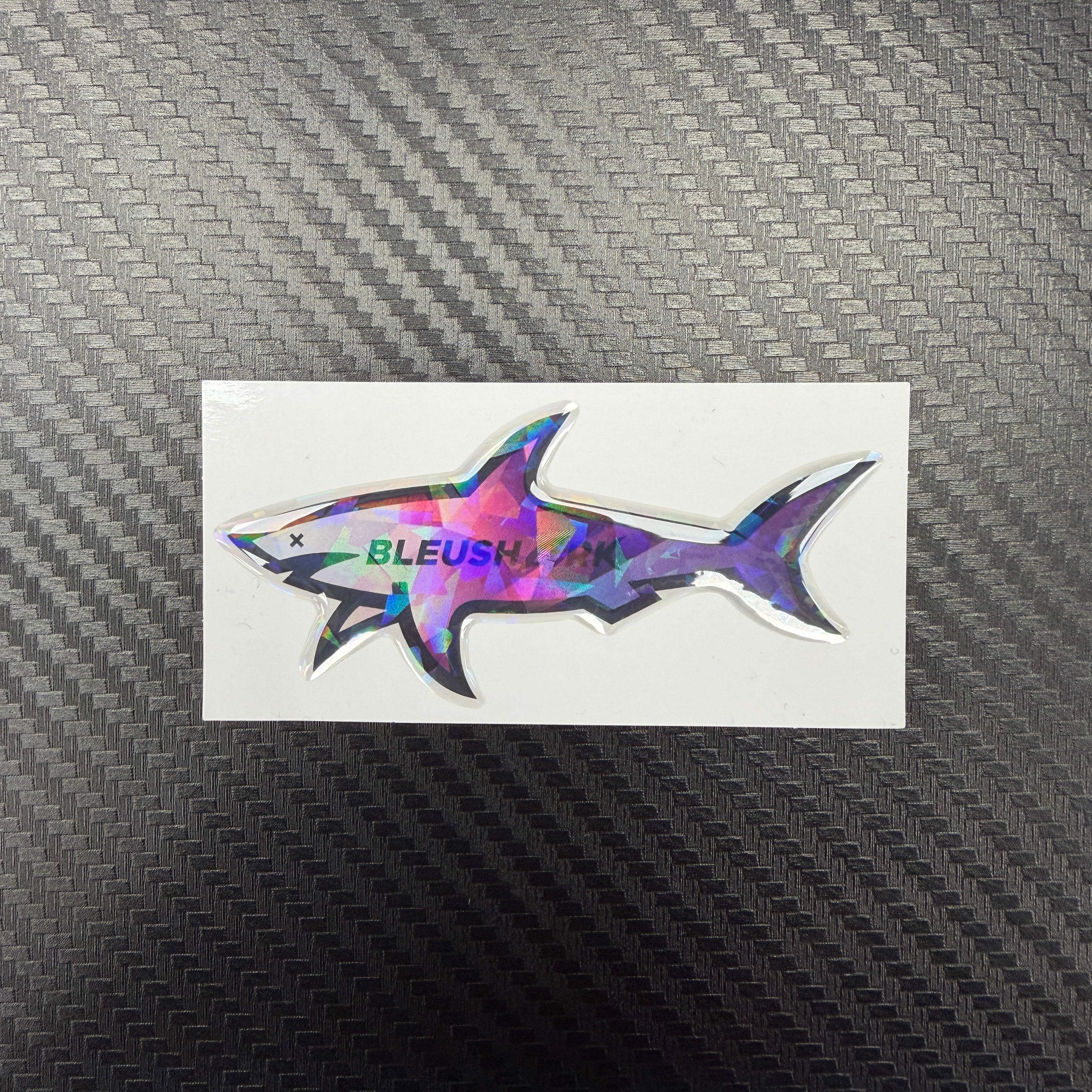 Shark holographique violet