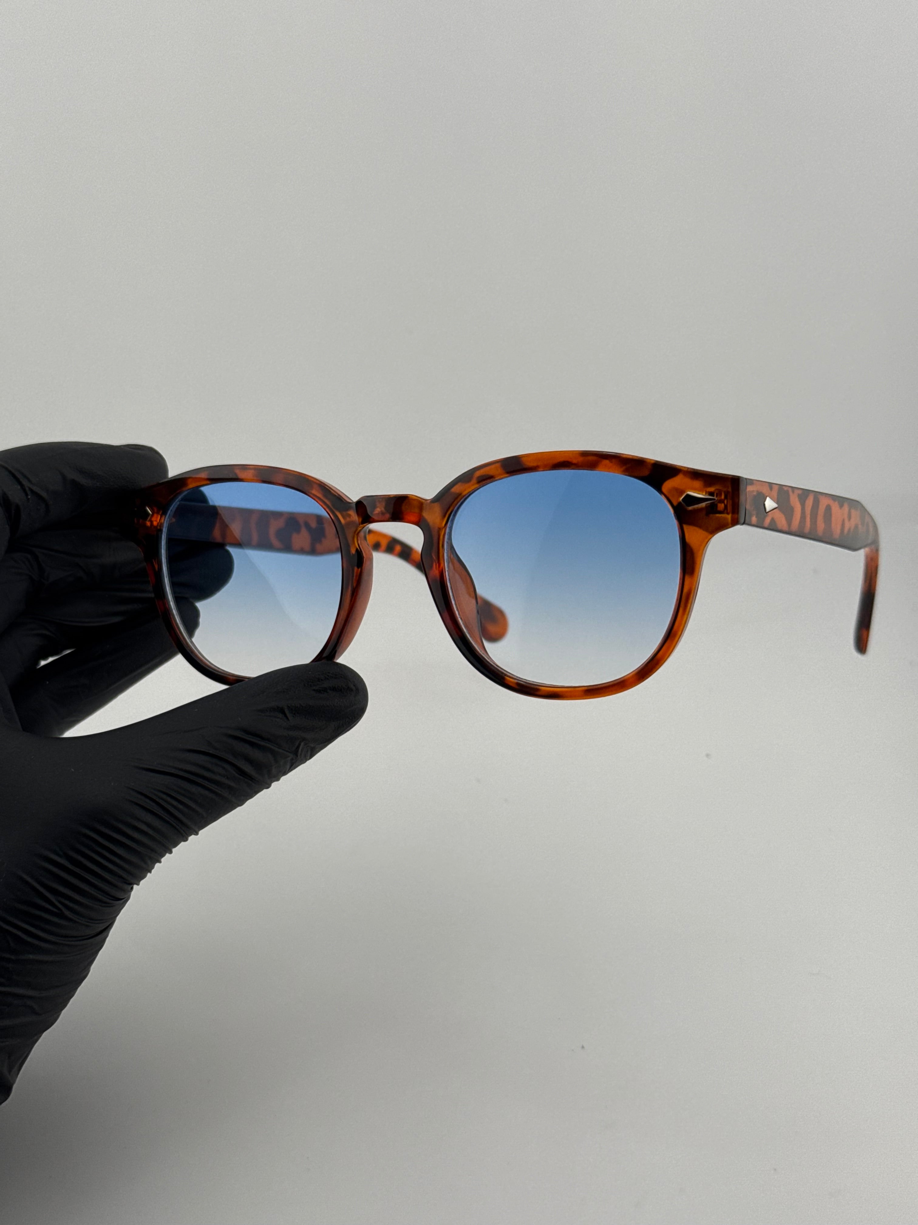 Moscou léopard dégradé bleu