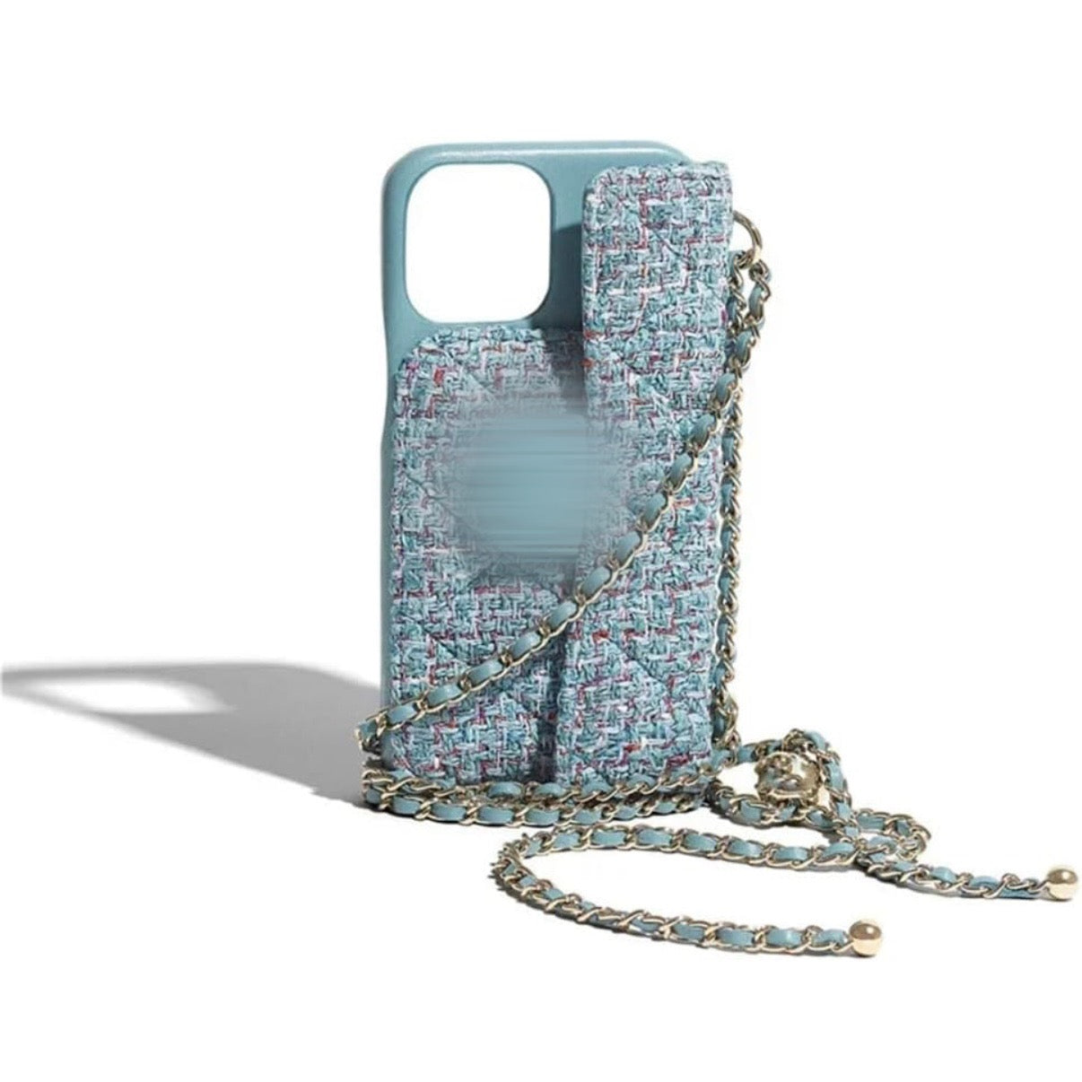 Coque sac bleu texture