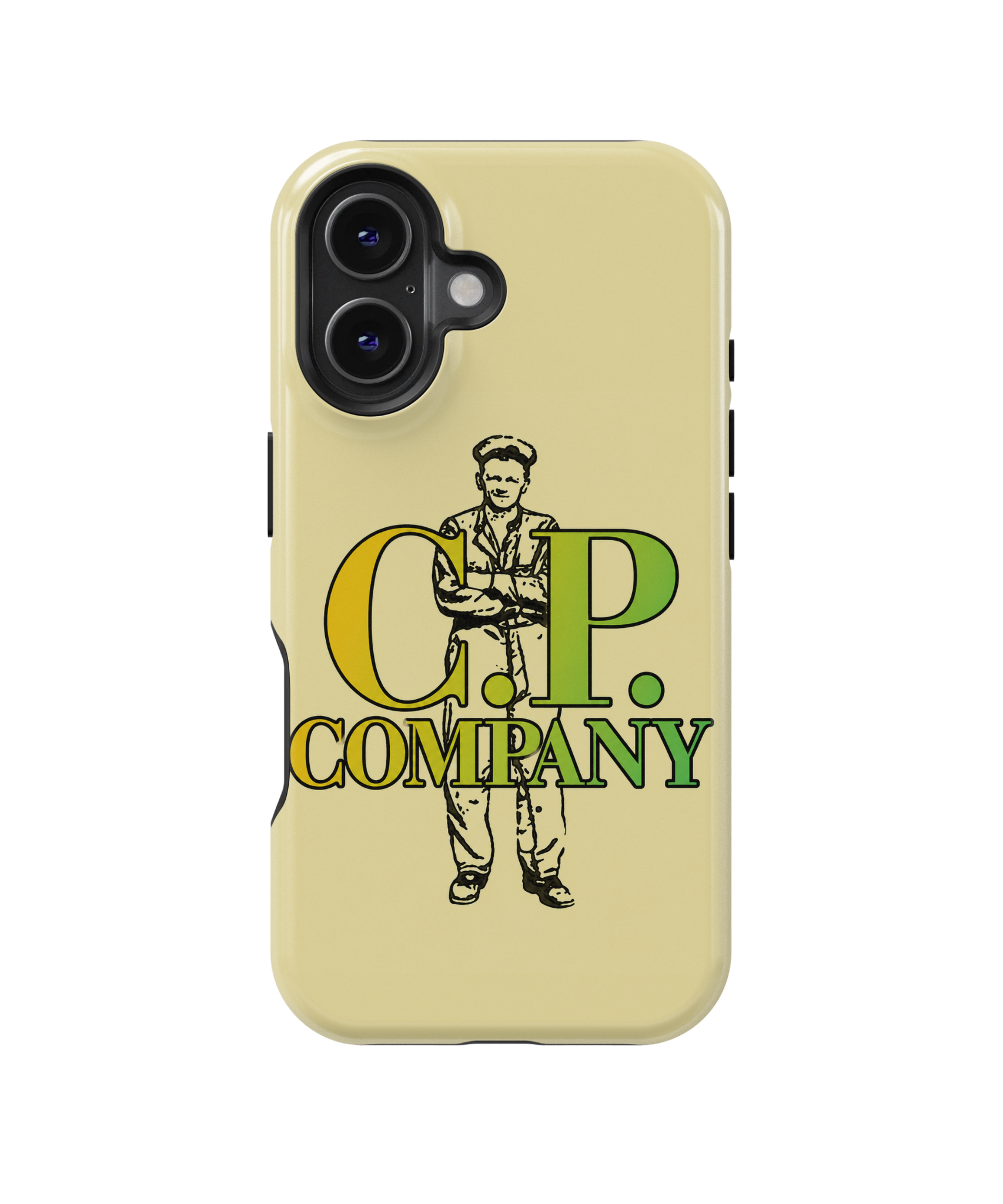 Coque personnalisée bonhomme bleu jaune