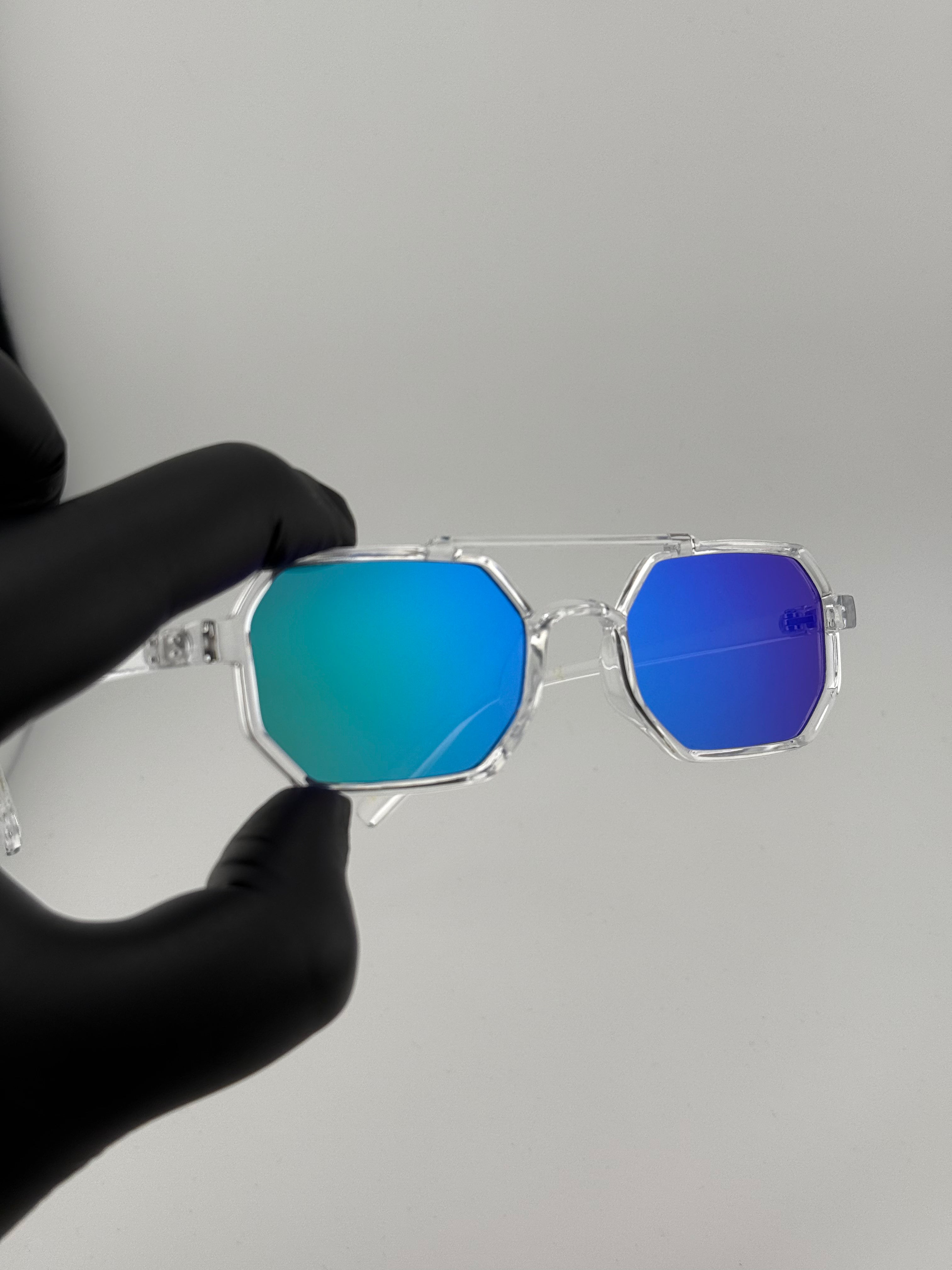 Phuket miroir vert/bleu