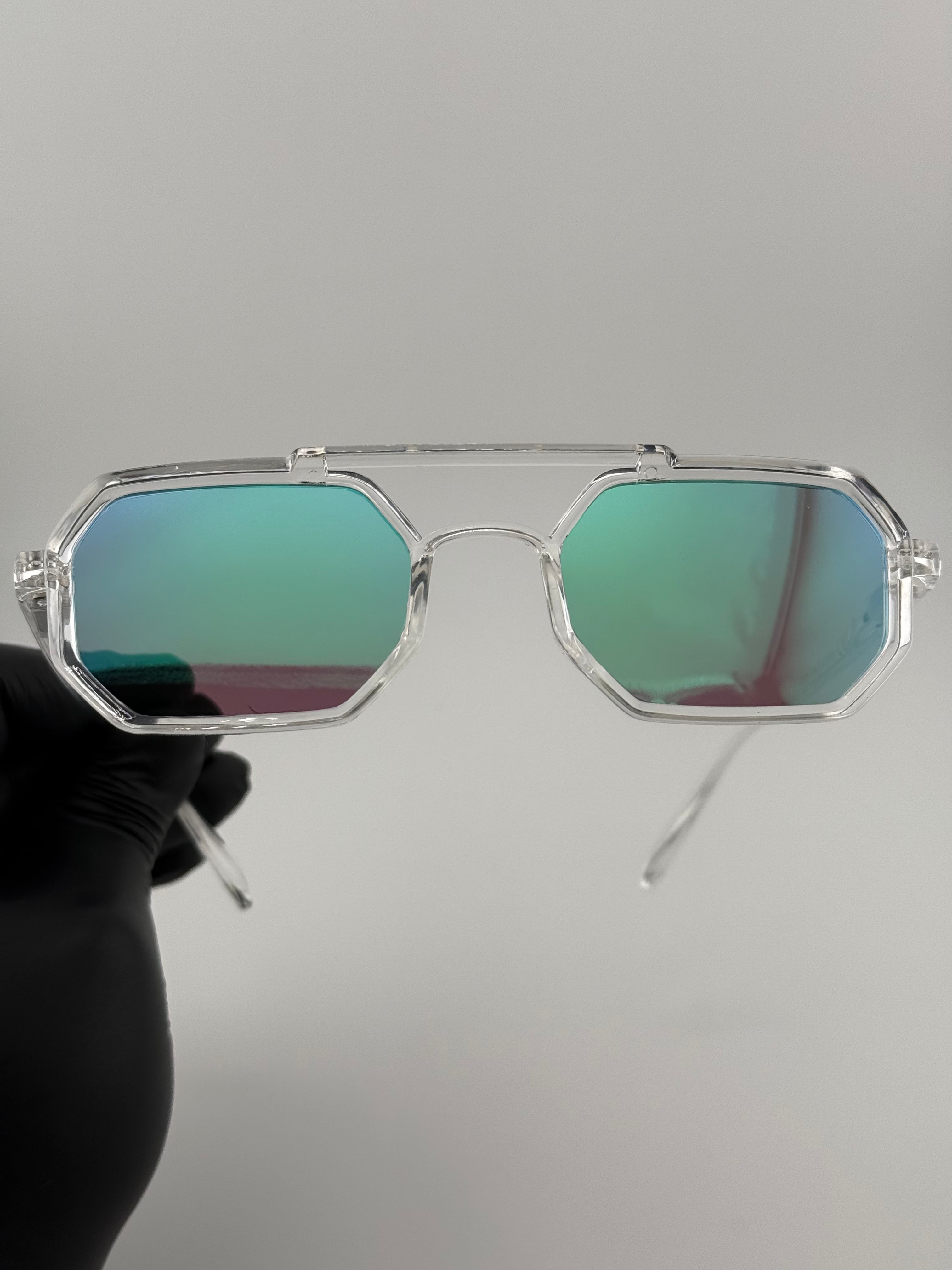 Bali miroir vert/bleu