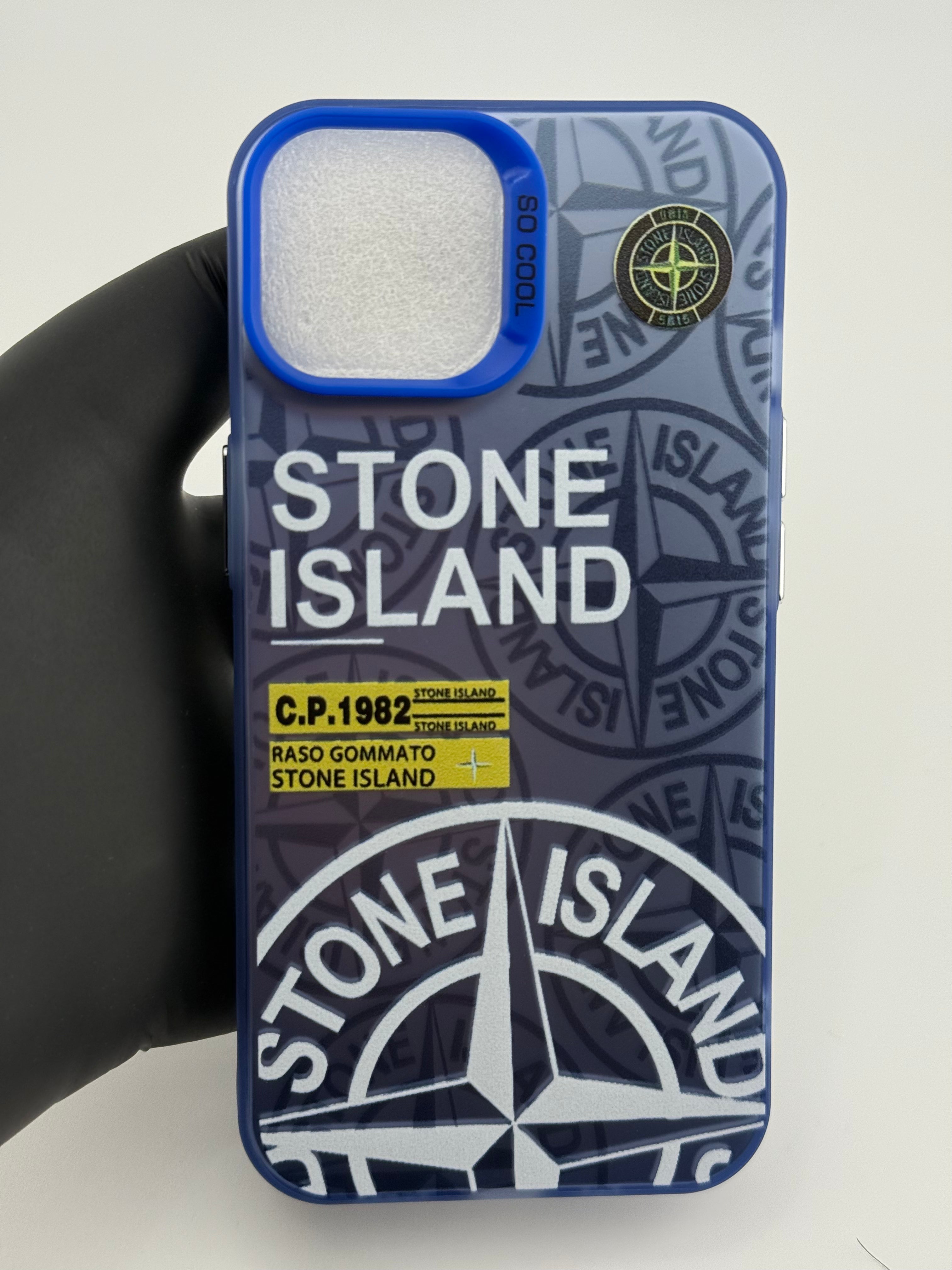 Coque stone bleu