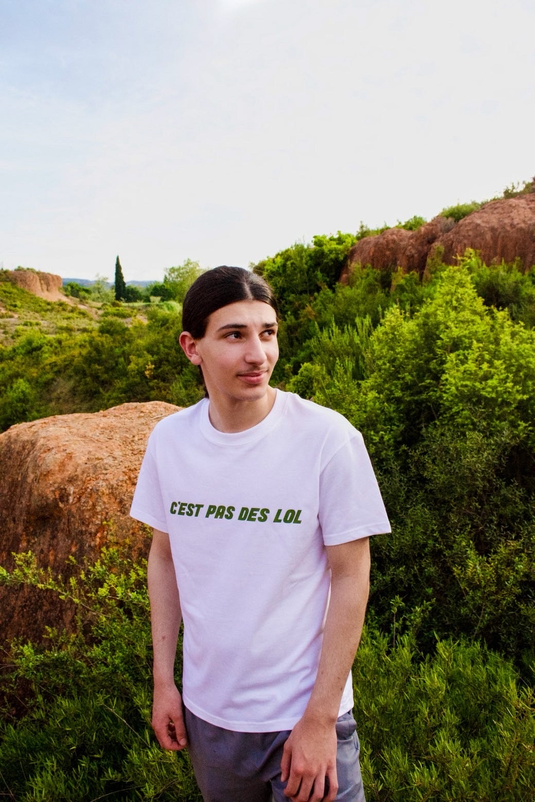 T shirt ovni vert