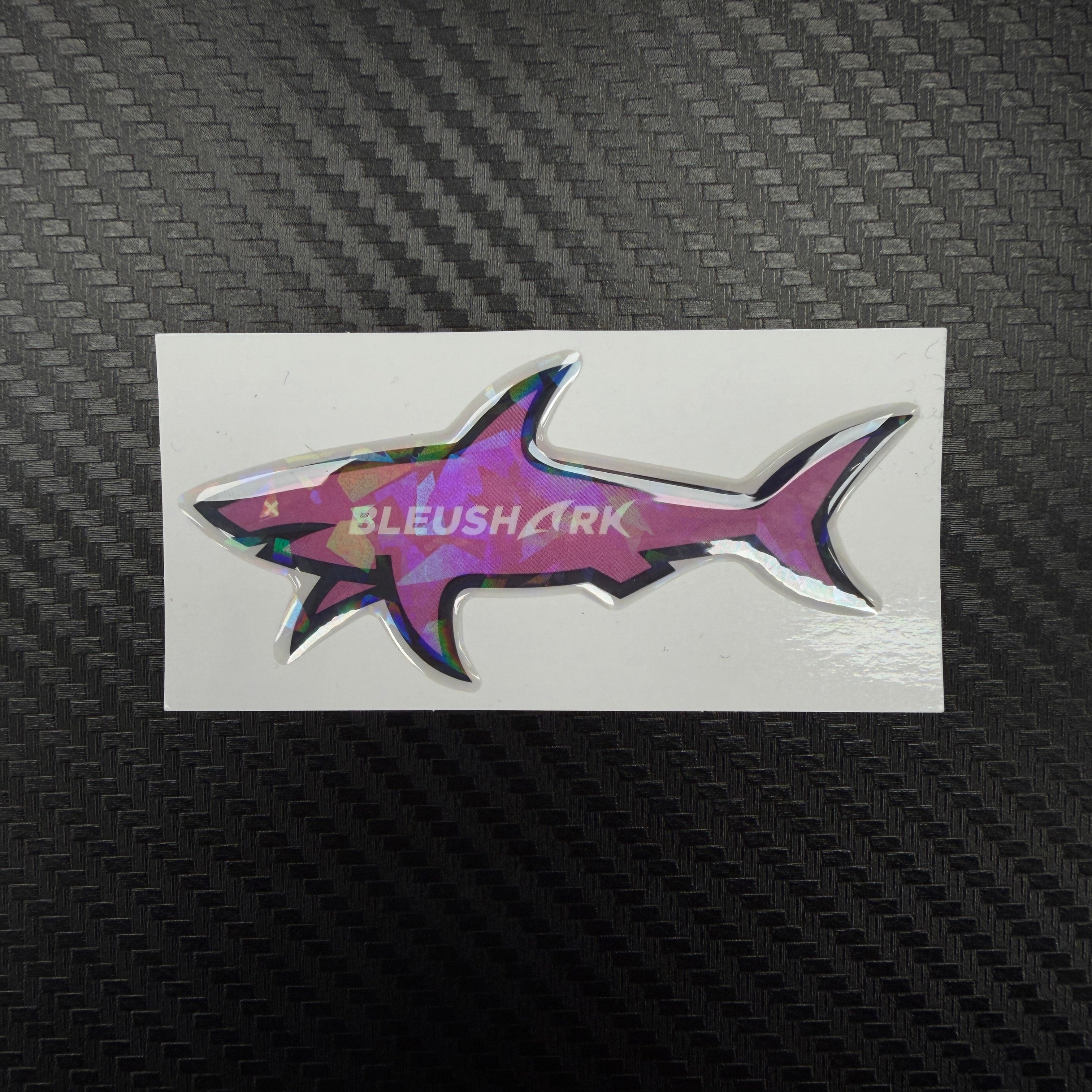 Shark holographique rose