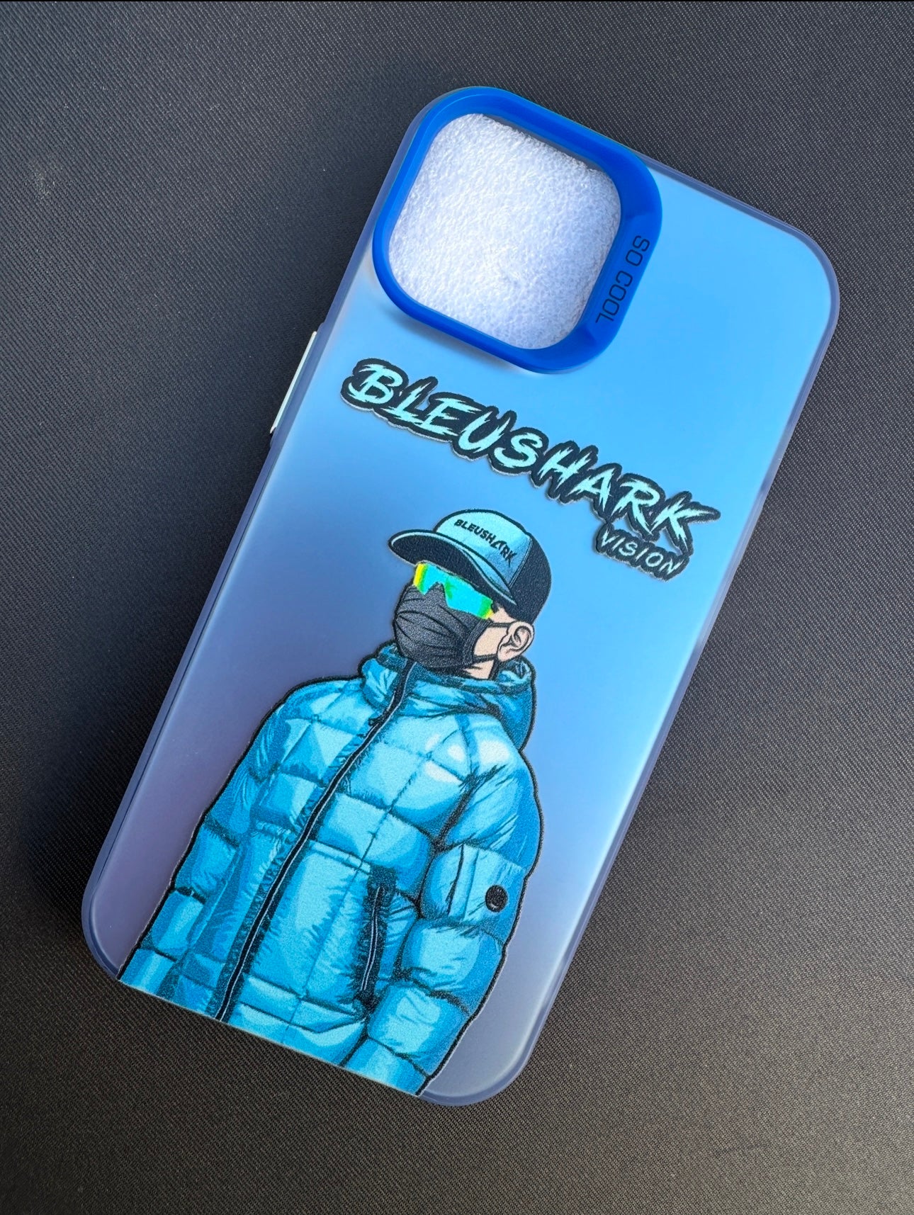 Coque Bleushark bleu