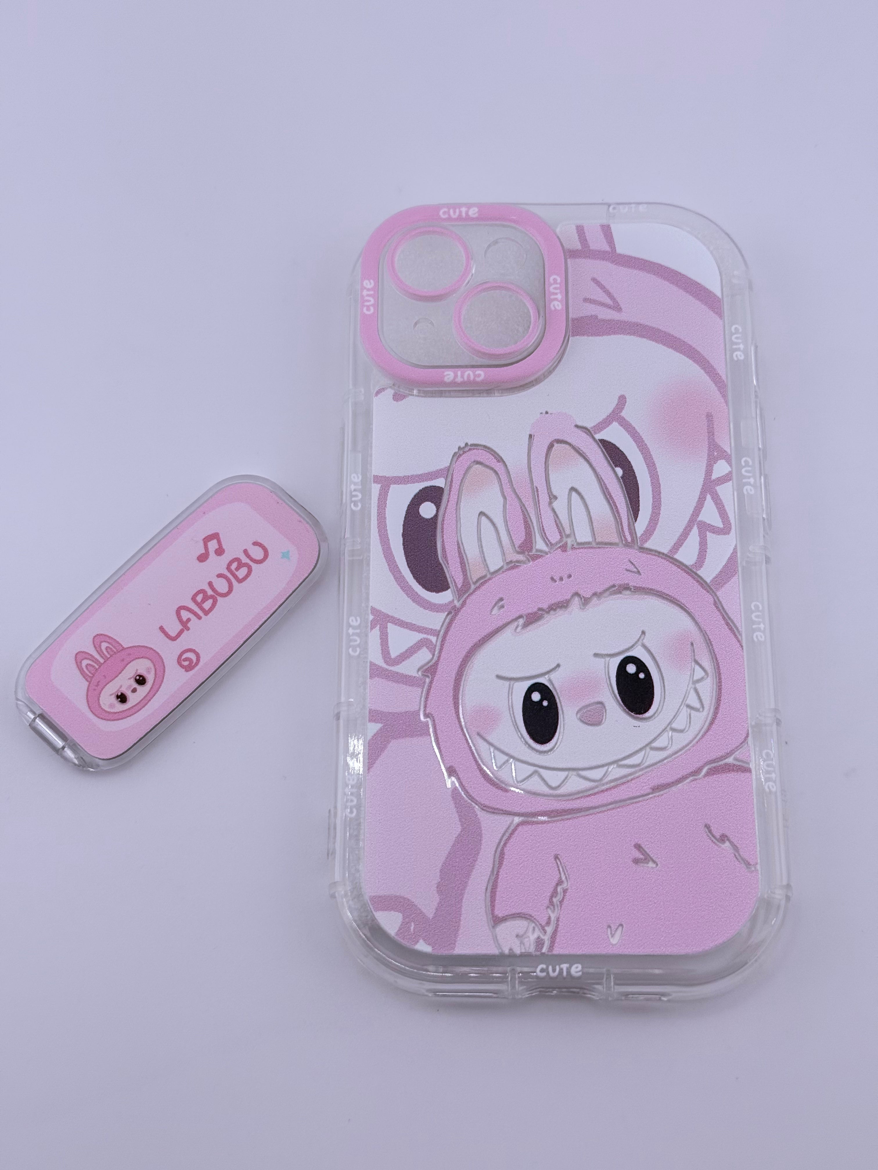 Coque Labubu avec son petit miroir