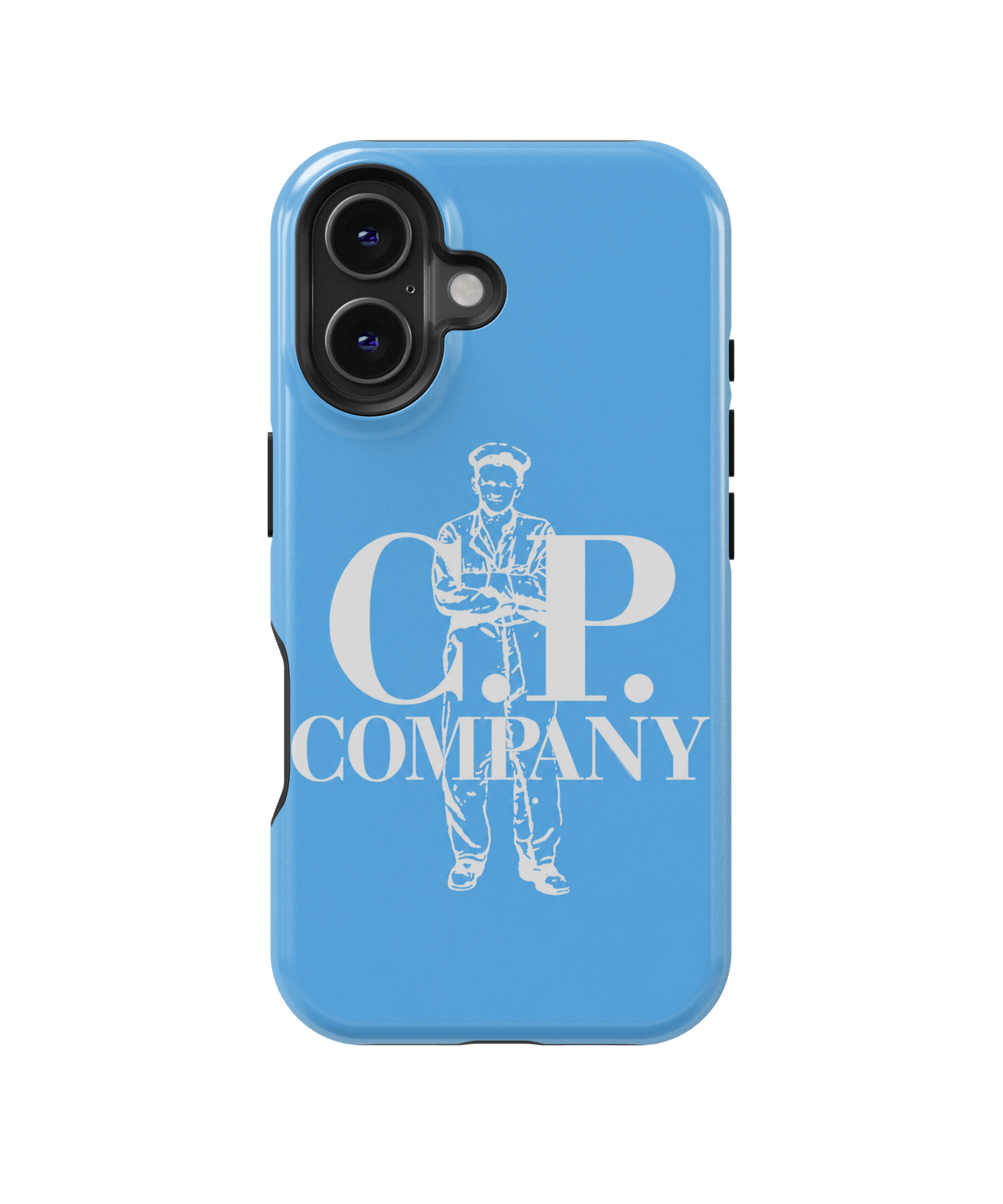 Coque personnalisée bonhomme bleu