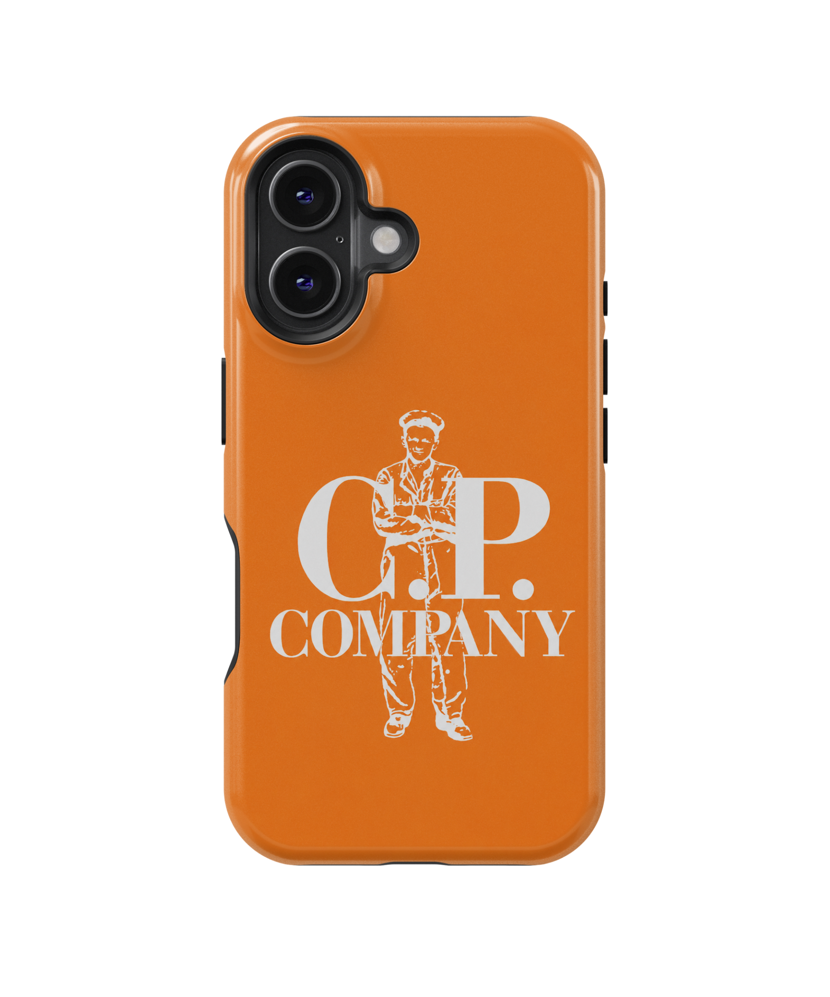 Coque personnalisée bonhomme orange