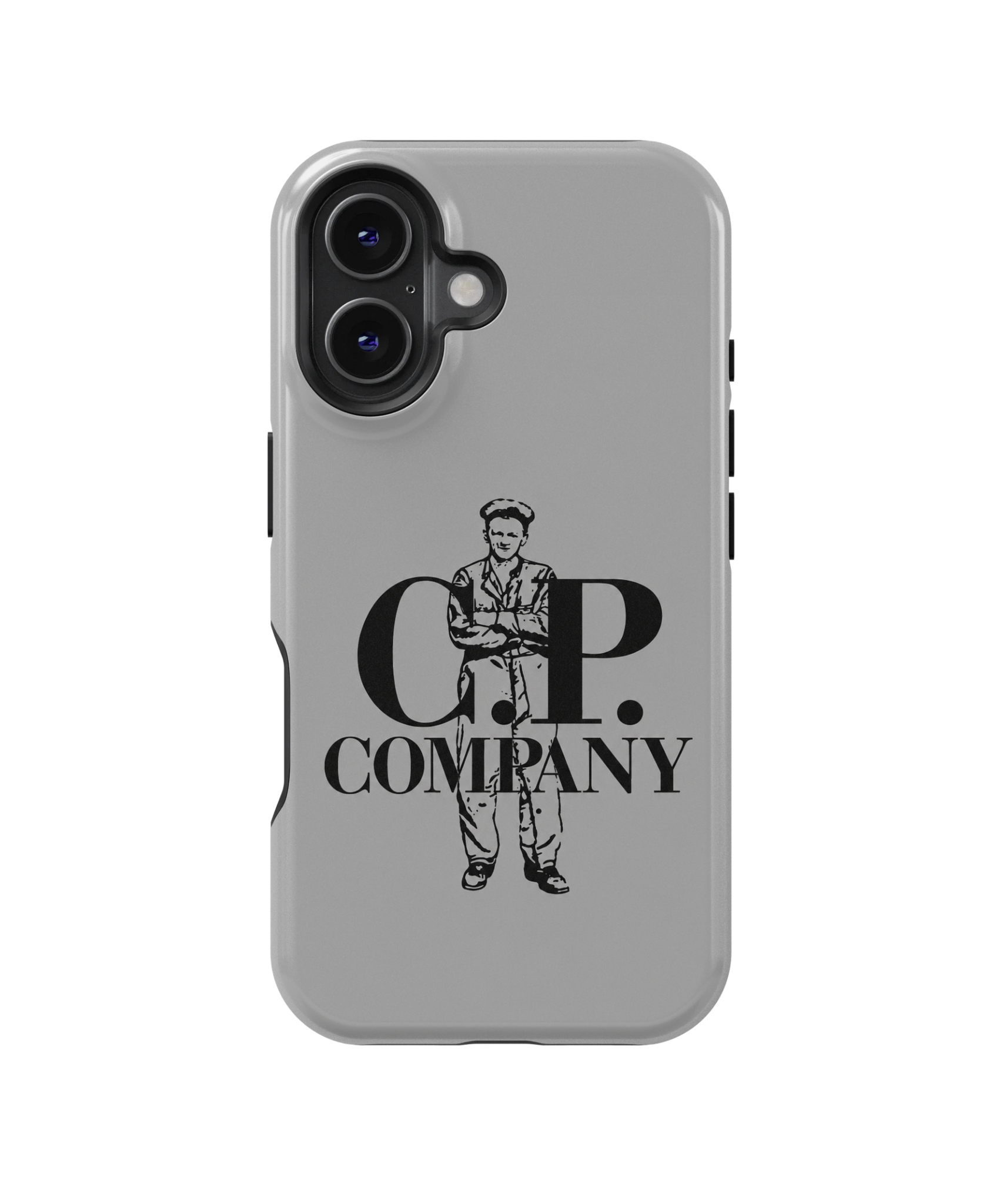 Coque personnalisée bonhomme gris