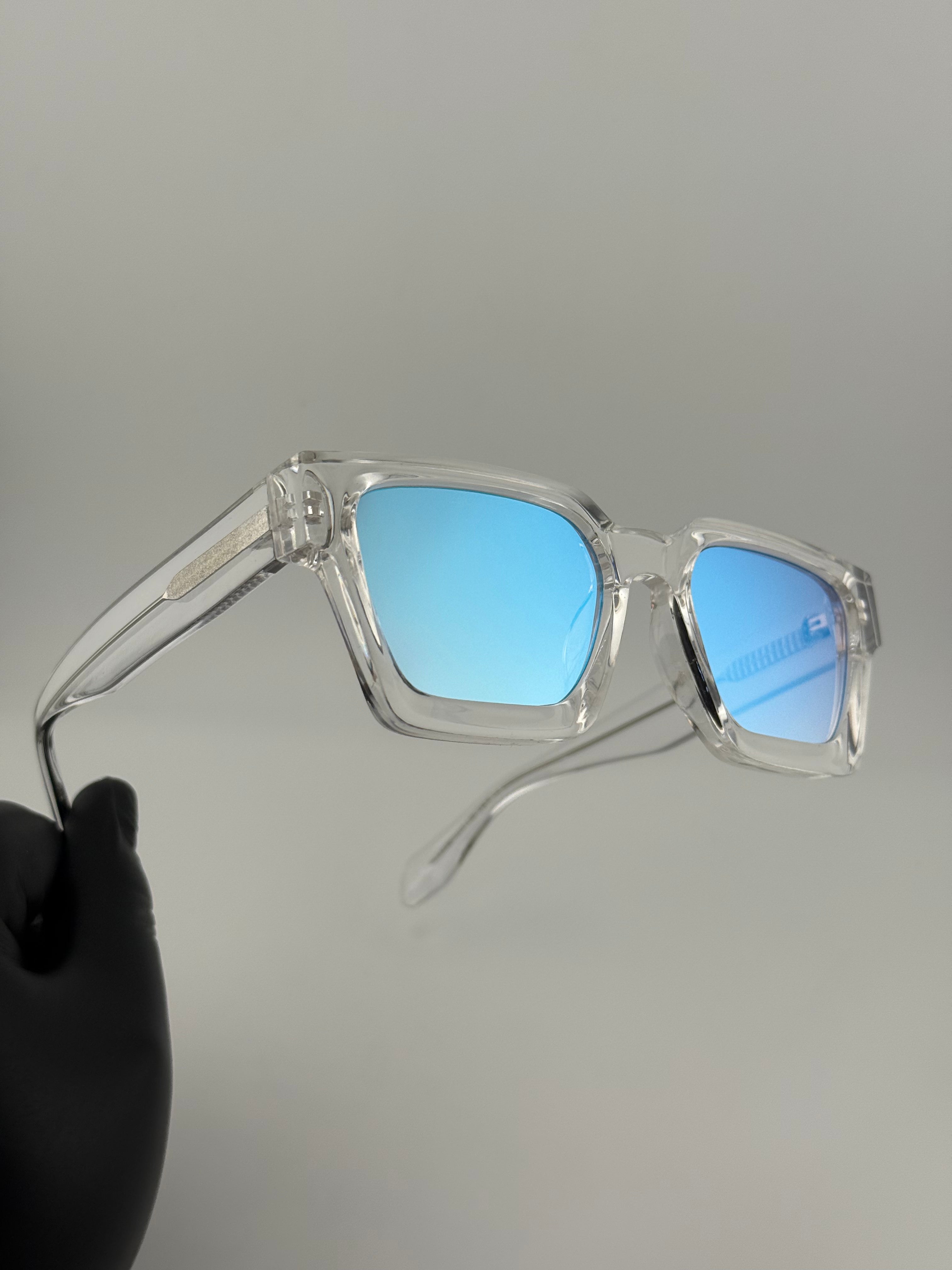 Milan miroir bleu