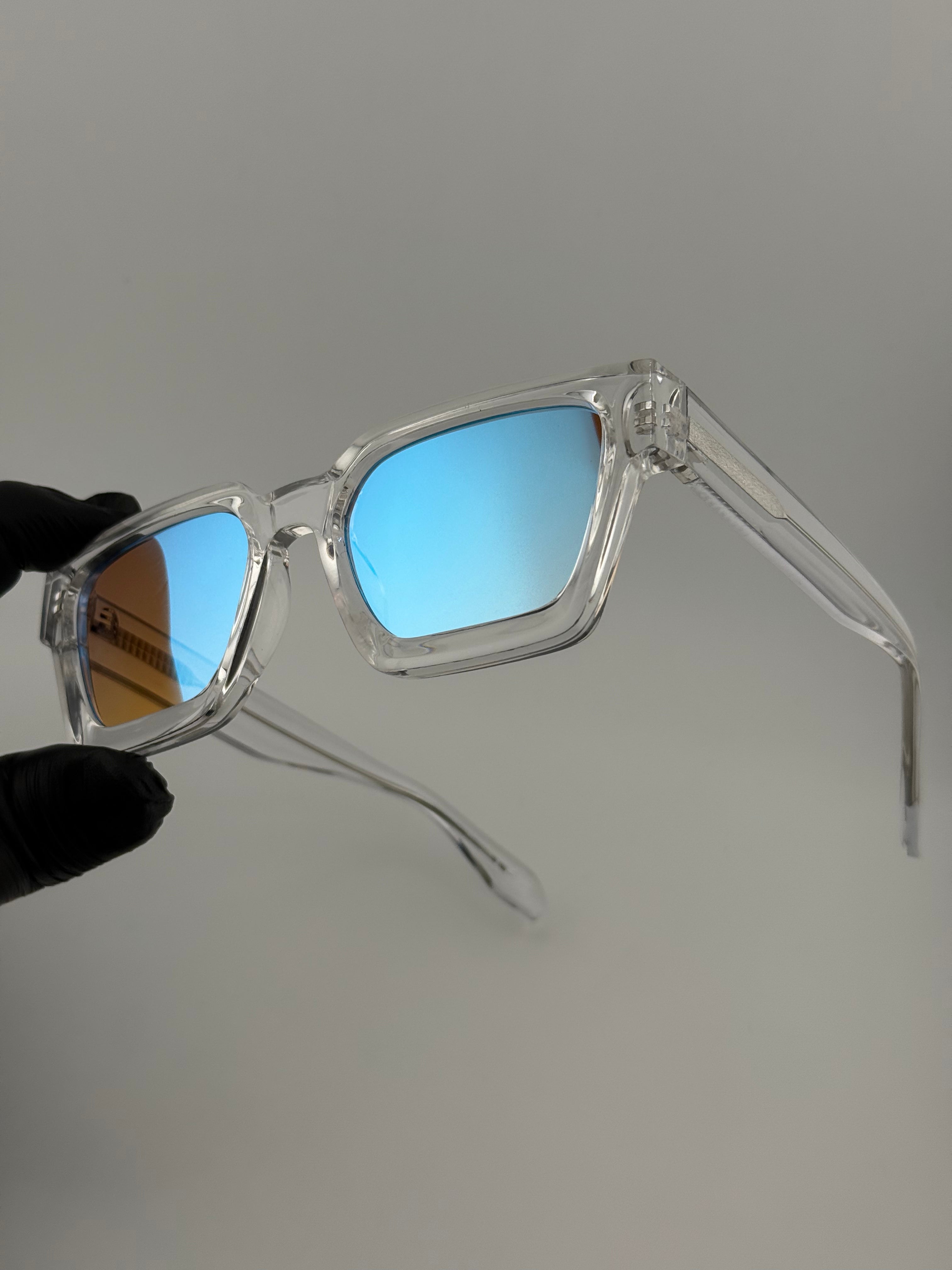 Milan miroir bleu