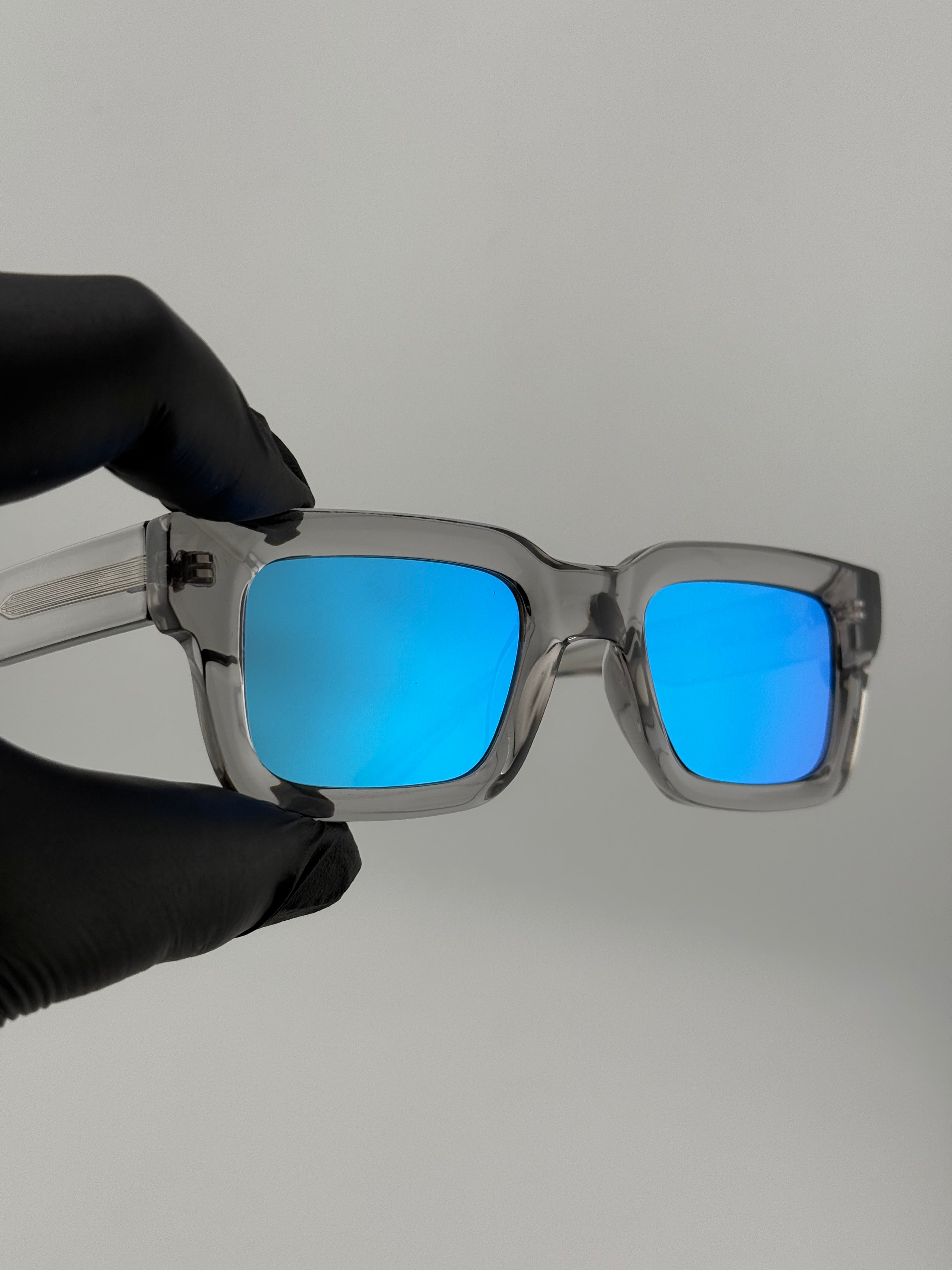 Napoli grey miroir bleu