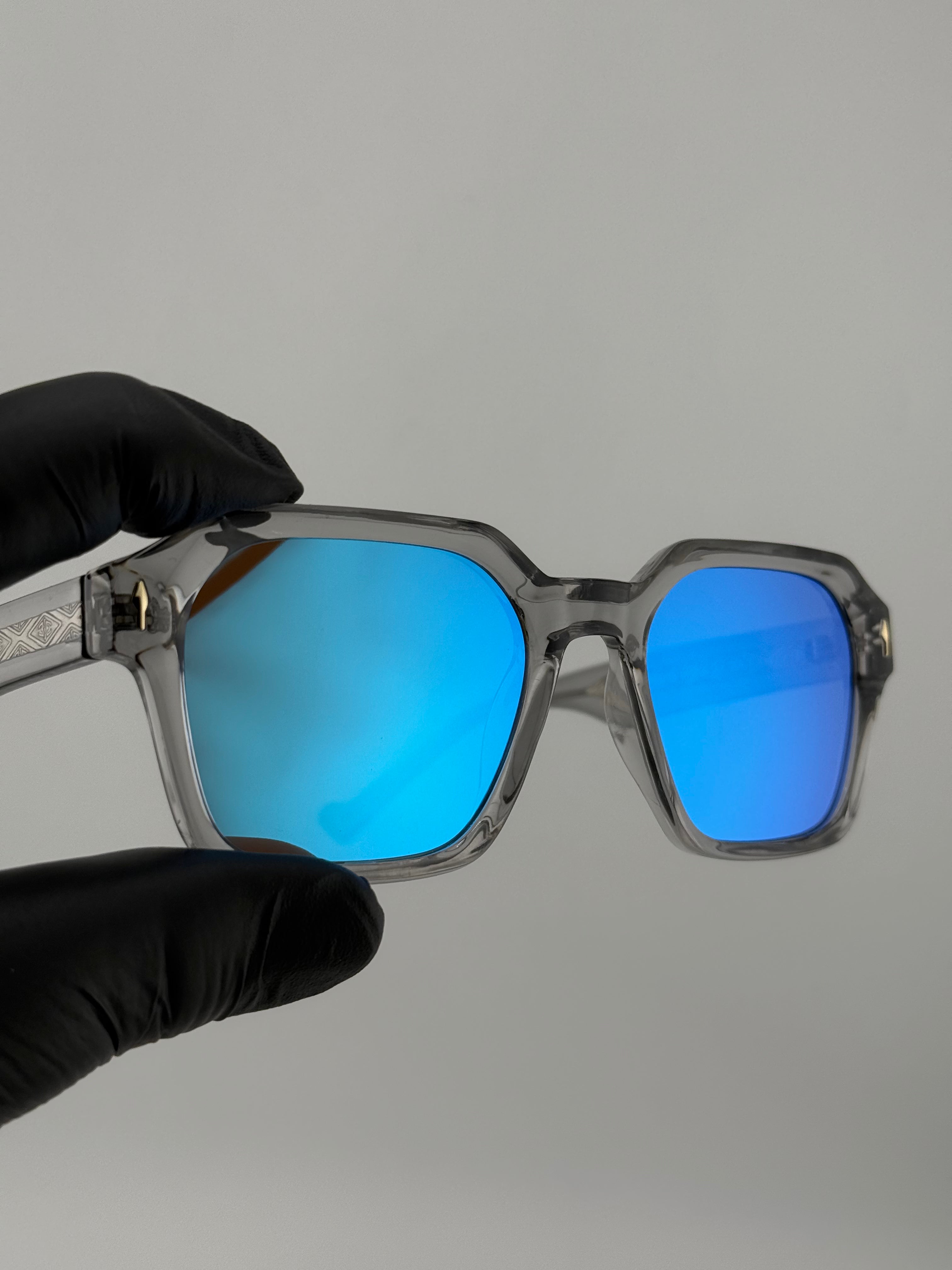 Vegas grey miroir bleu