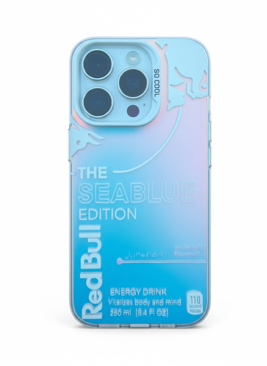 Coque redbull multicolore seablue
