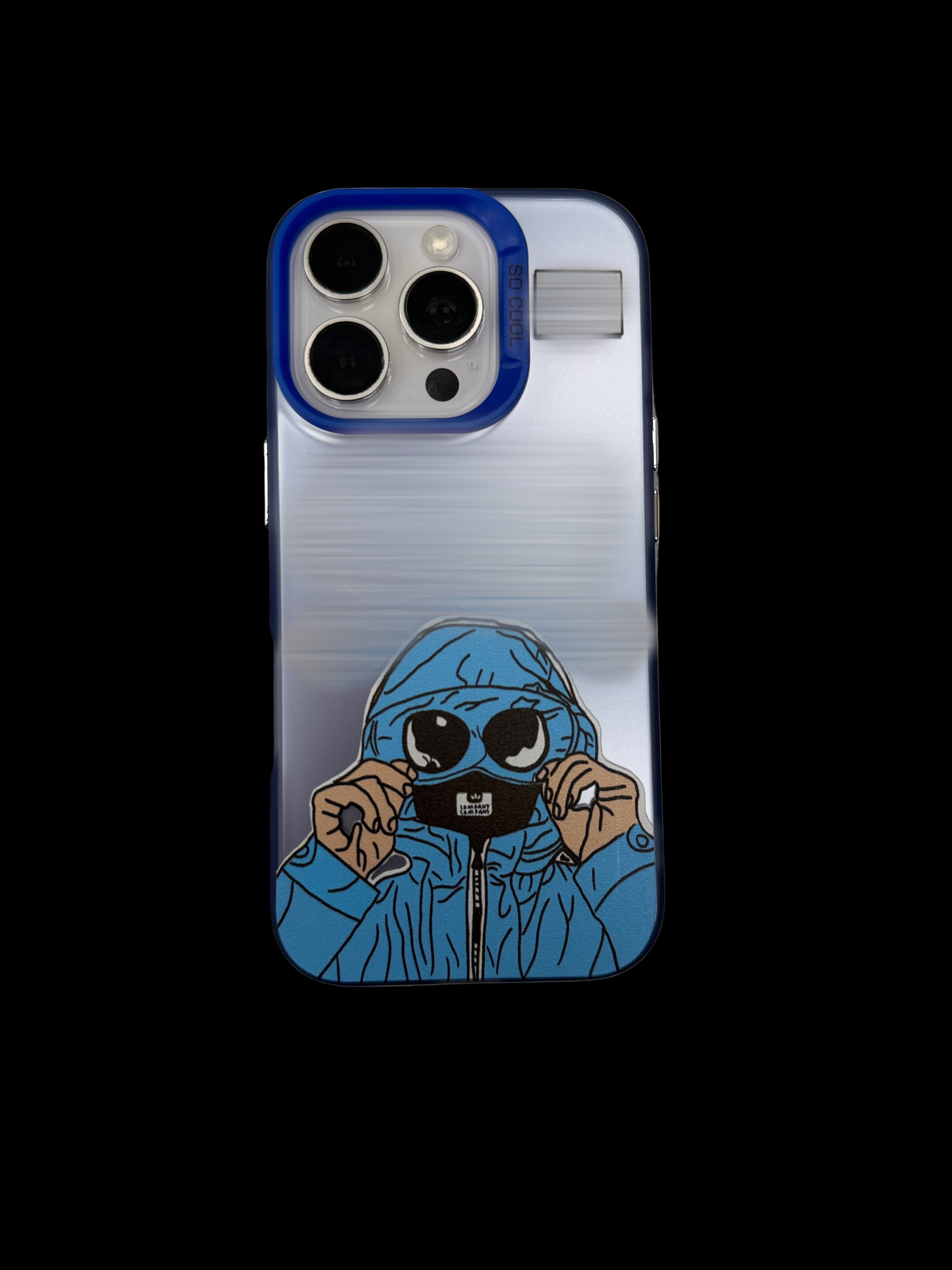 Coque street bleu