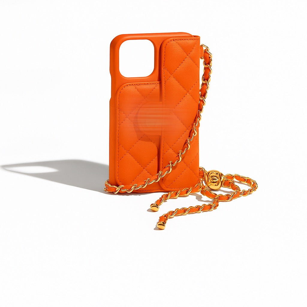 Coque luxe orange