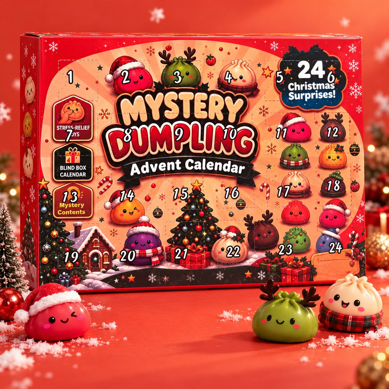 Calendrier de l'Avent squishy Mystery Dumpling